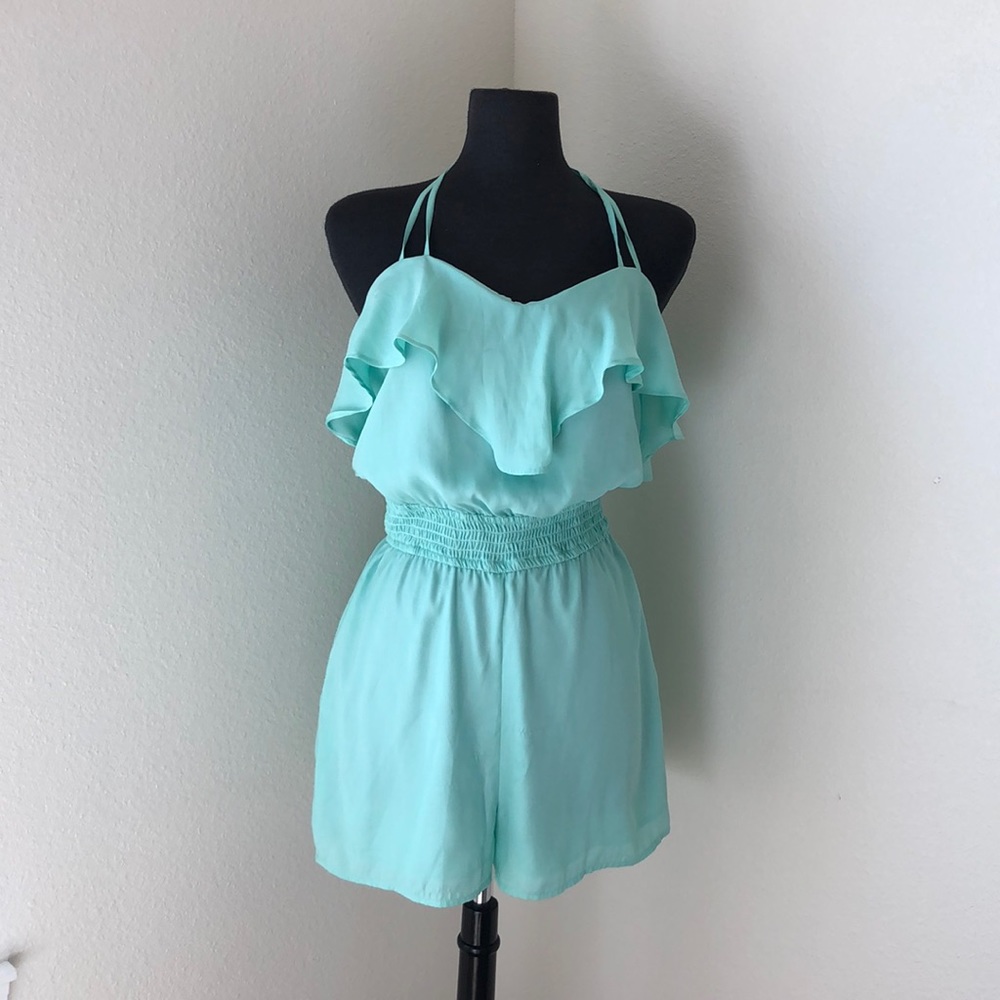 Tiffany blue romper